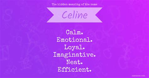 celin meaning in german.